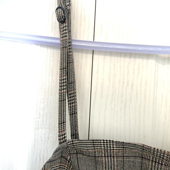 Garage Plaid Mini Dress Size L - Picture 3 of 6